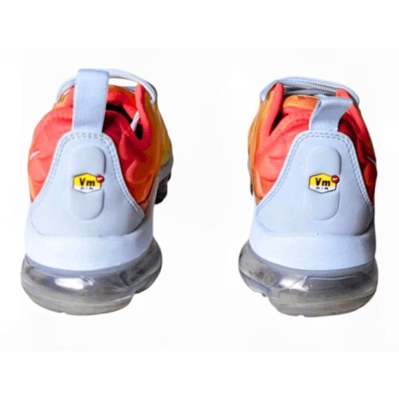 NIKE Air VaporMax Plus "Opti Yellow Laser Crimson' Running Shoes Size 7.5 - Picture 5 of 9